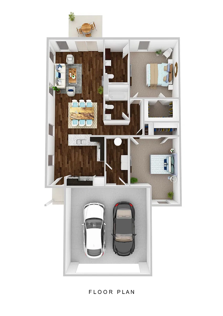 Floor plan Hamilton Townhome