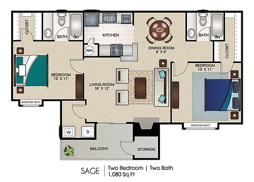 Floor plan Sage
