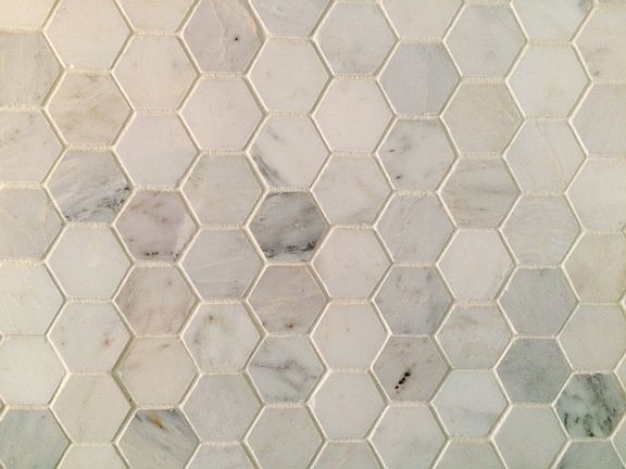 Marble kitchen backsplash