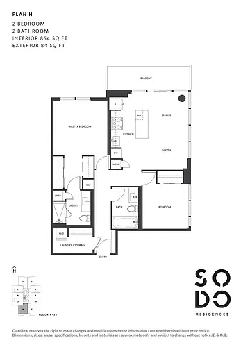 Floor plan H