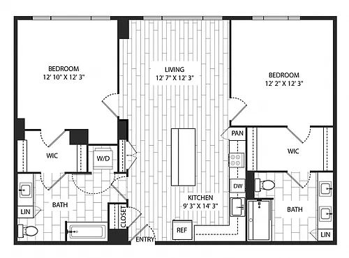 Floor plan White Oak