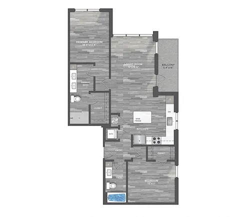 Floor plan B3