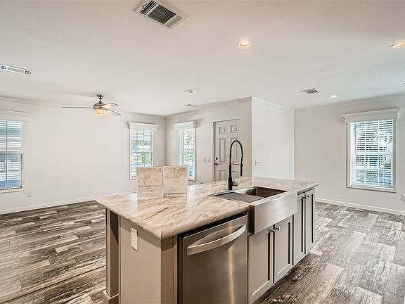 Large kitchen island