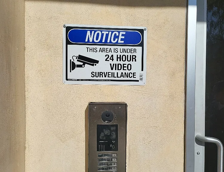 secure entrance