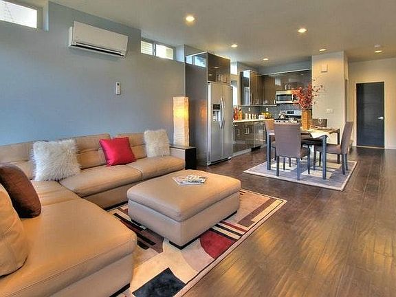 large open living area