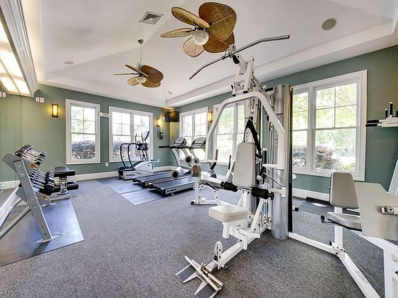Fitness center with cardio and strength equipment