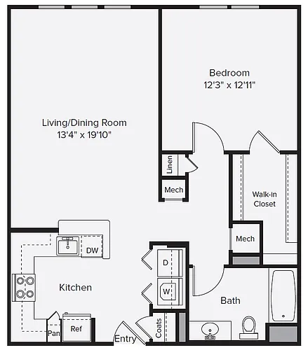 Floor plan A5-825
