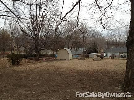 Backyard View of Shed