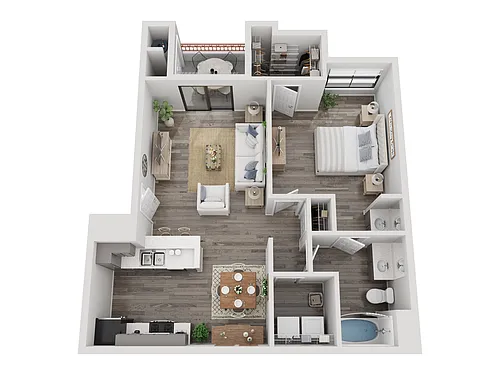 Floor plan The Cat Tail
