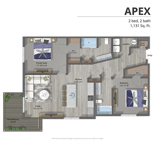 Floor plan Apex