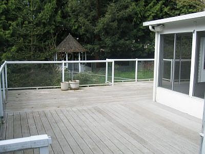 Wrap around deck 