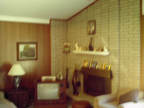Brick Fireplace WGas insert