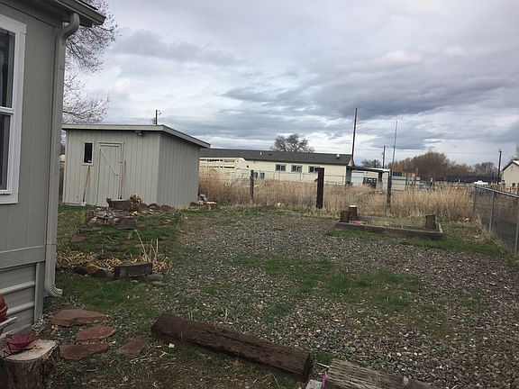 private back yard big shed