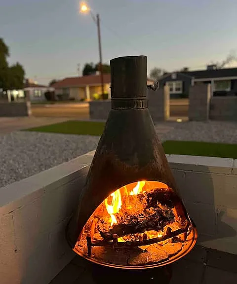 Front Porch Fireplace