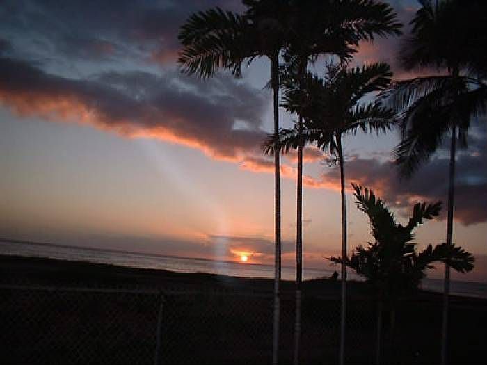 Sunset from the lanai