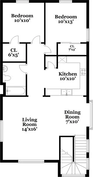 3 bed, 2.0 bath, 1228 sqft, $1,985 — Photo 3