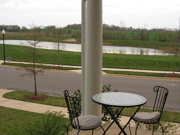 Pond view from front wrap porch