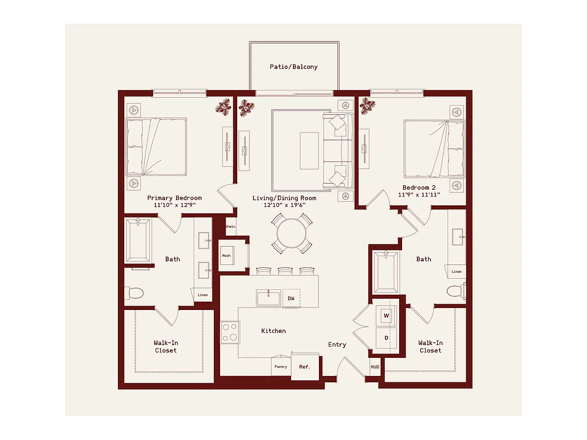 Floor plan Lovett