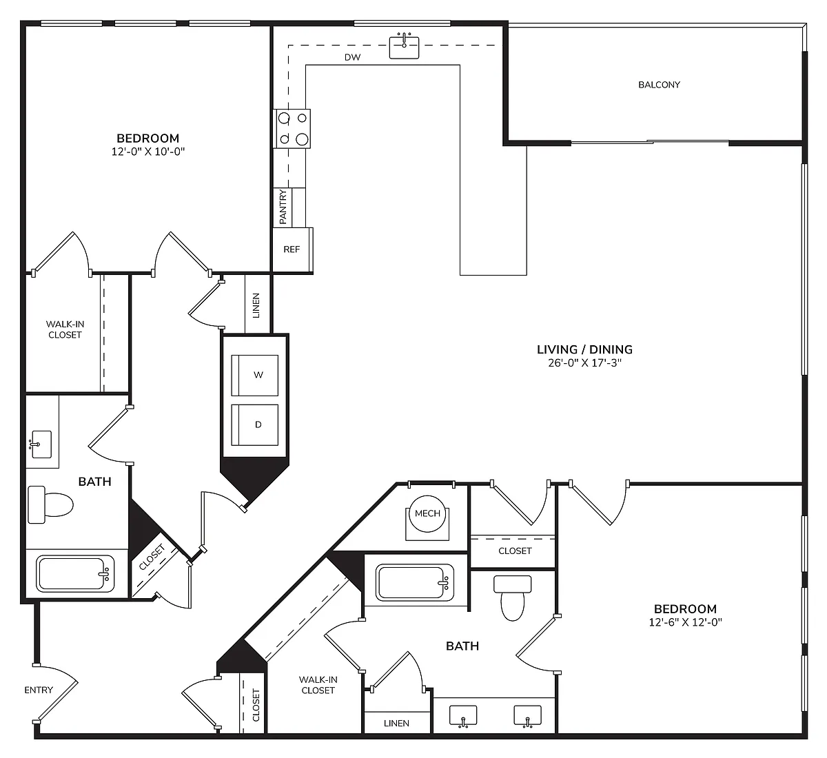Floor plan B6 - The Ballad
