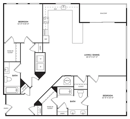 Floor plan B6 - The Ballad