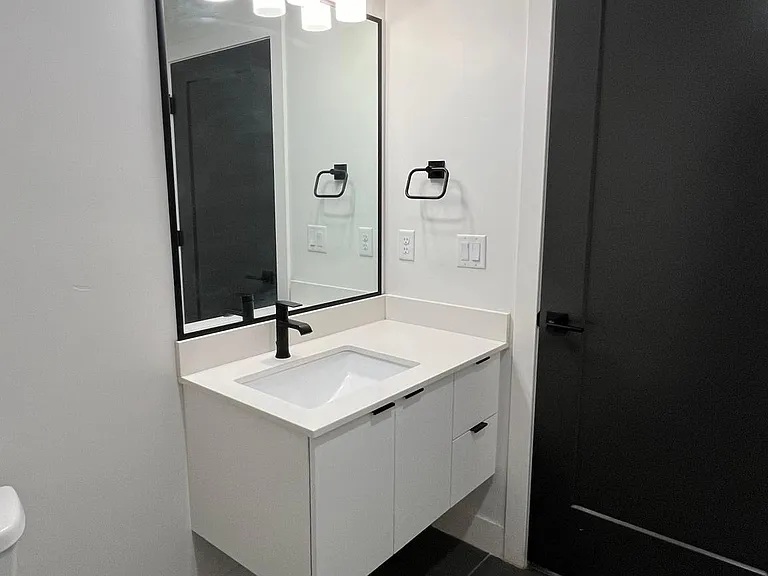 Main level half bath