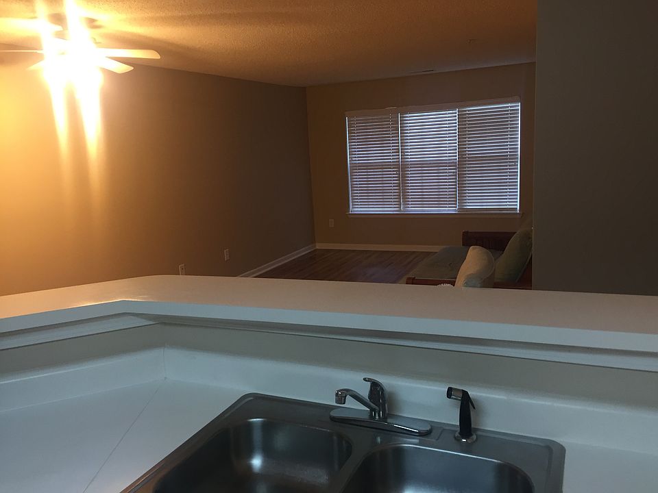 Open space concept. View from kitchen into main living area.