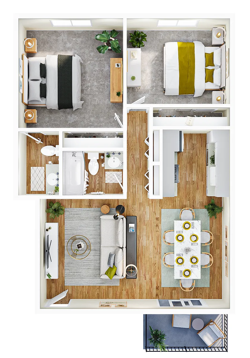 Floor plan Desert Willow
