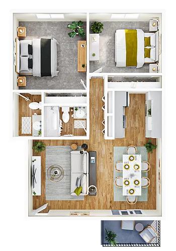 Floor plan Desert Willow
