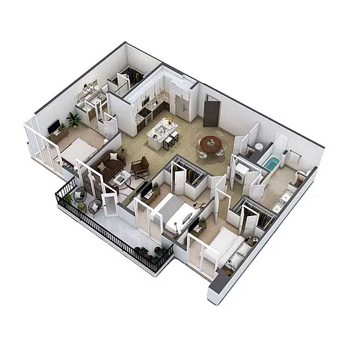 Floor plan Hamilton - C2