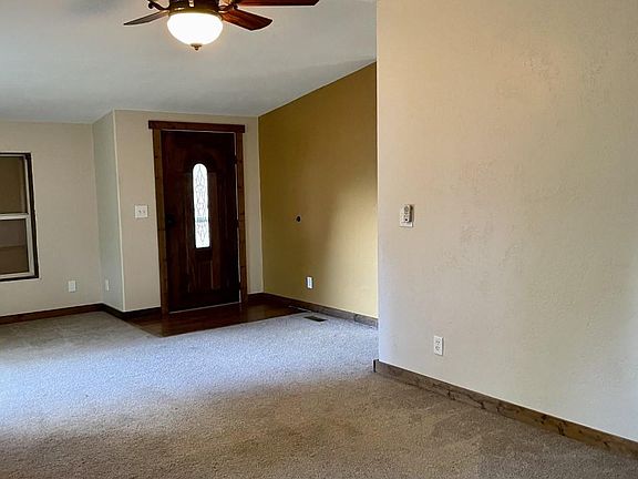 Front door entrance into the living room