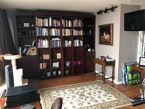 Bookcase/Murphy Bed w/ shelving and storage