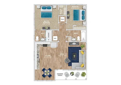 Floor plan Sapelo