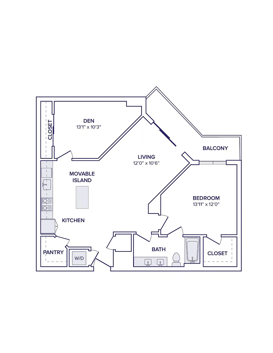 Floor plan A17D - North Tower