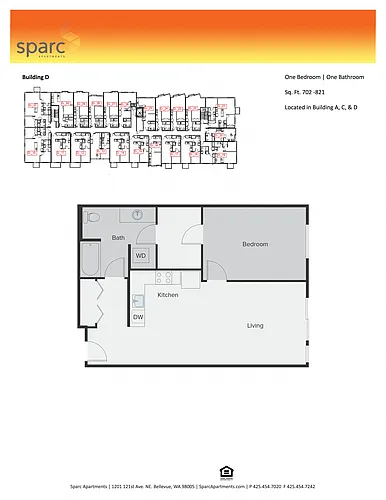 Floor plan 1X1 A D