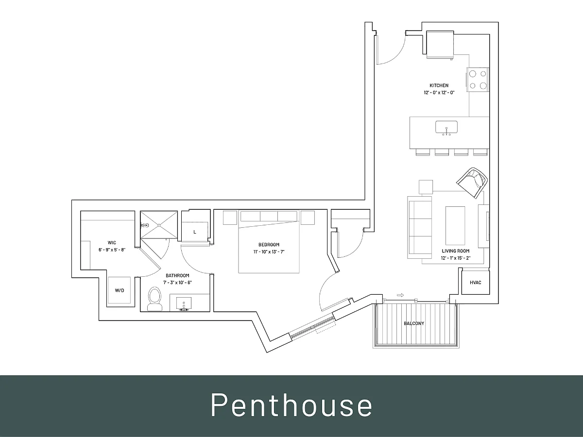Floor plan Lagoon 14 Penthouse