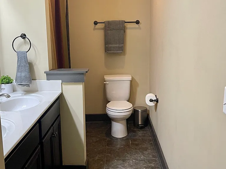 Primary bathroom on second floor