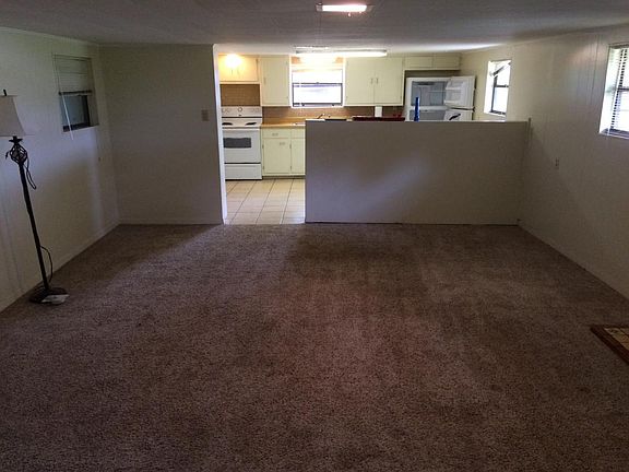 Living room and kitchen