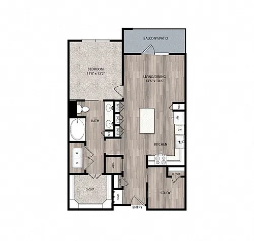 Floor plan A5 with Study
