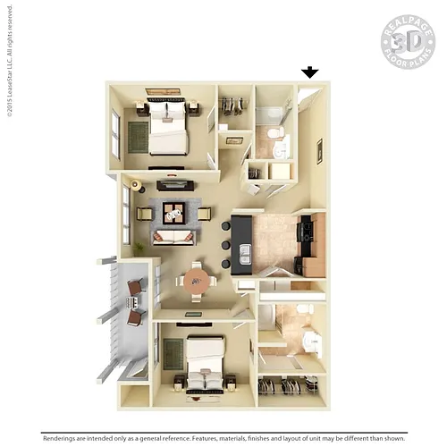 Floor plan Oasis + Garage