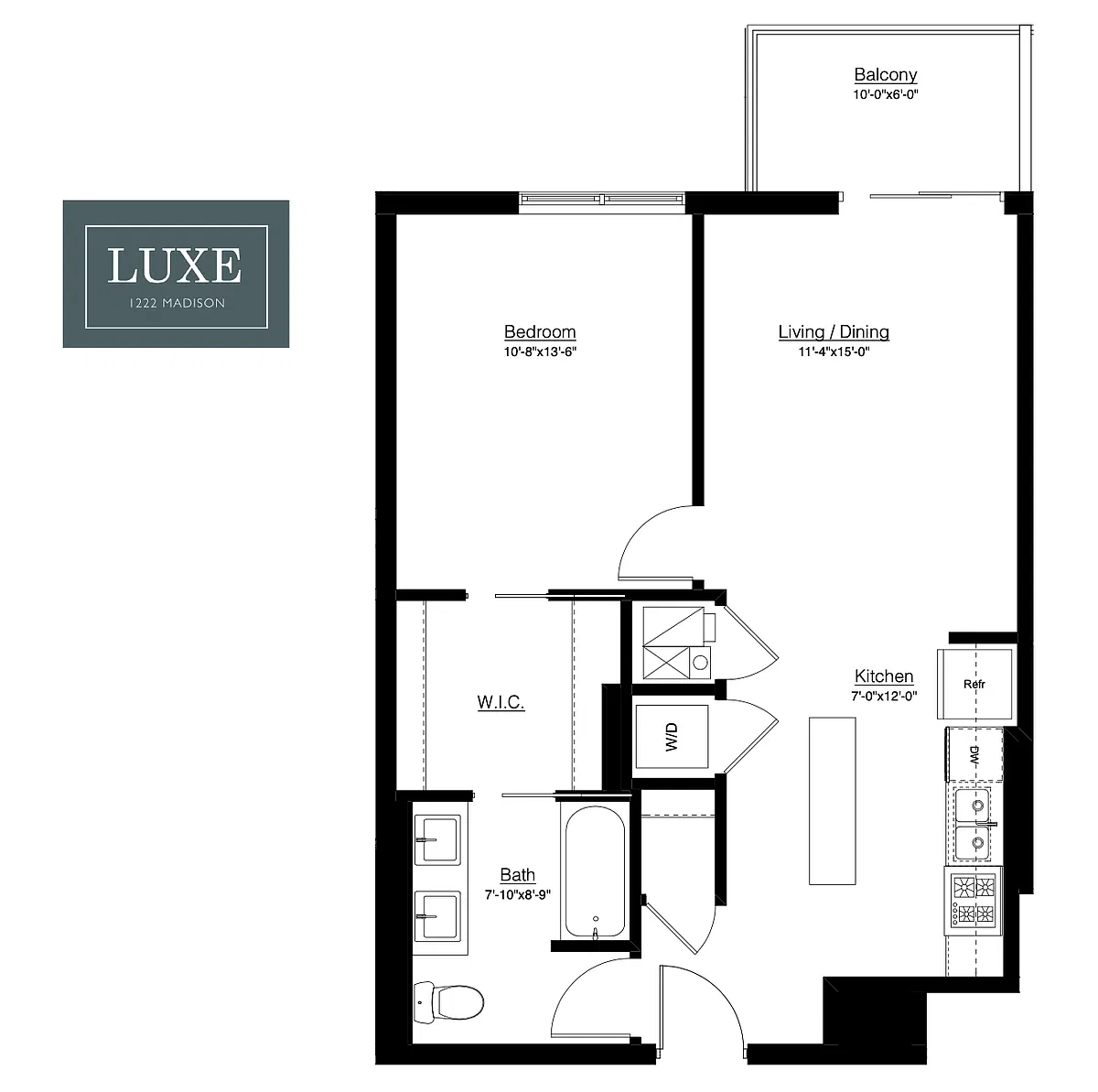 Floor plan 1B