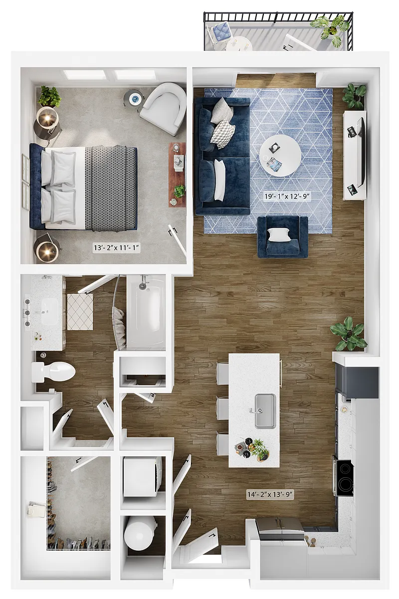 Floor plan A13
