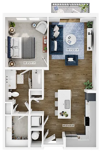 Floor plan A13