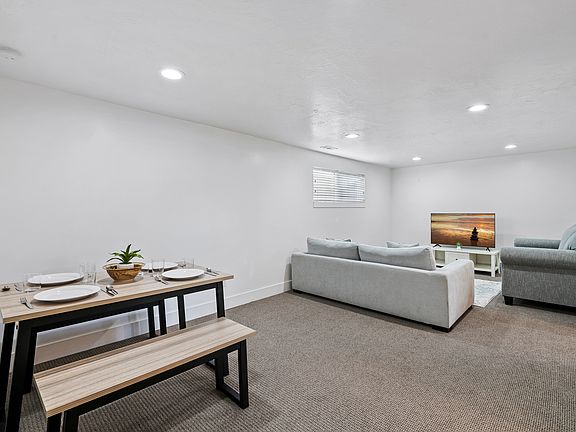 Shared basement living room