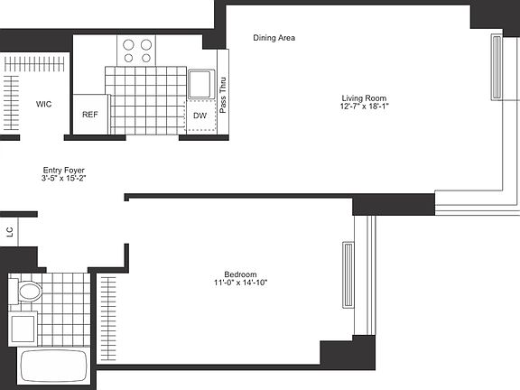 2nd image of 255 W 94th St APT 9M