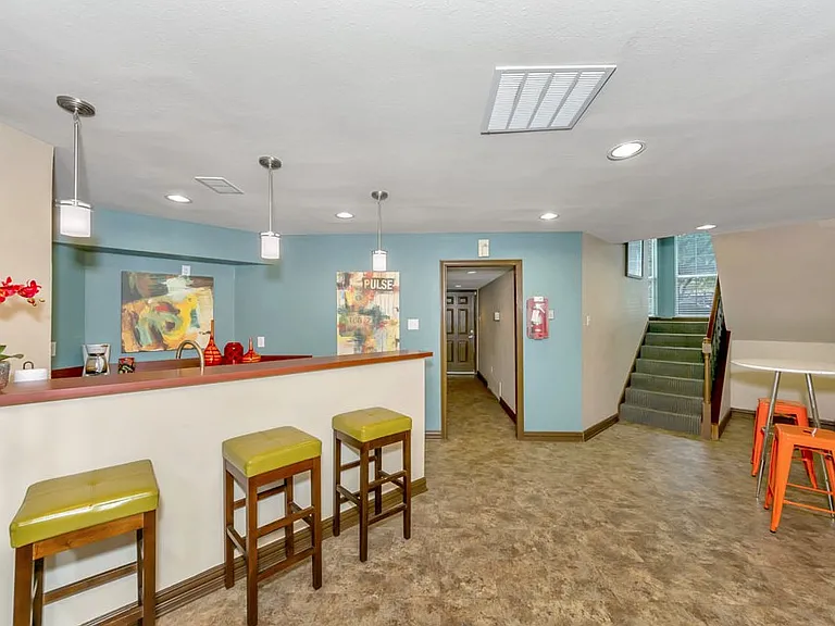 Community clubhouse and resident lounge area