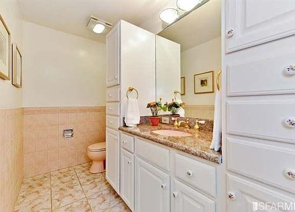 lower level half bath