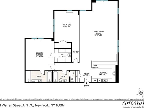 2nd image of 38 Warren St APT 7C