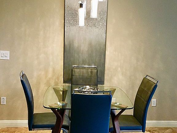 Modern dining area