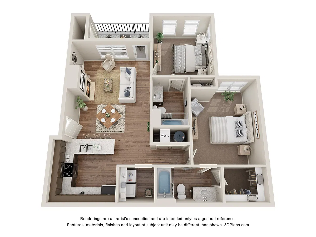 Floor plan 2C