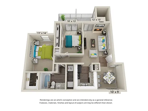 Floor plan B1